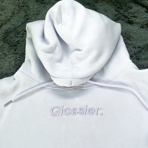 Glossier Lavender Limited Edition Hoodie (Size Medium)
